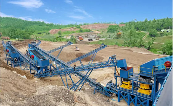 High-Automation  Energy-Saving And High-Output Stone And Sand  Gravel Production Lines