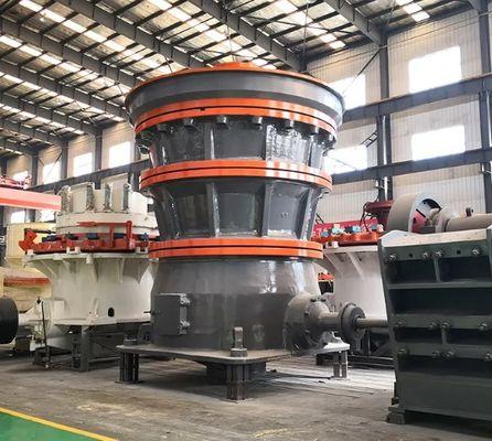 Crushing limestone granite gabbro PXH series gyratory crusher used for concrete metal mines