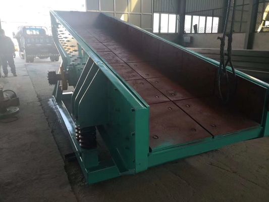 Linear Vibrating Screen Dual Motor Ore Dressing Equipment