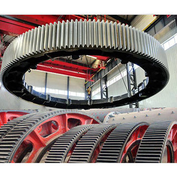 Heavy Duty 16000mm Ball Mill Girth Gear For Ball Mill And Rotary Kiln