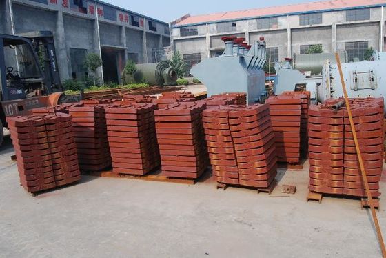 উচ্চ ম্যাঙ্গানিজ ইস্পাত বল মিল শেল লাইনার এবং চৌম্বক আস্তরণের বোর্ড