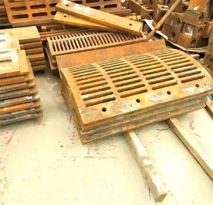 উচ্চ ম্যাঙ্গানিজ ইস্পাত ক্রাশার লাইনার মাইনিং মেশিনের যন্ত্রাংশ