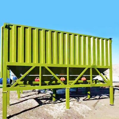 Cement Plant Equipments Horizontal Cement Tank 50T-150T Horizontal Cement Silo For Concrete Batching Plant Mining Project Powder Storage কংক্রিট ব্যাচিং প্ল্যান্টের জন্য সিমেন্ট প্ল্যান্টের সরঞ্জাম