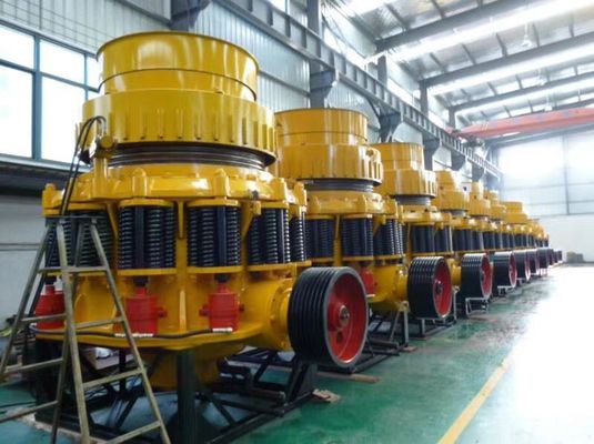 খনির মেশিনারি কোয়ারি শঙ্কু 1200t / এইচ স্টোন ক্রাশার মেশিন